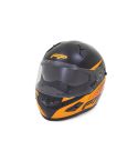 CASCO FP RACECRAFT 856 NEGRO/NARANJA NEÓN/GRIS