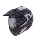 CASCO CABERG TOURMAX MARATHON NEGRO MATE/BLANCO