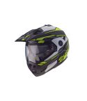 CASCO CABERG TOURMAX MARATHON NEGRO MATE/AMARILLO NEÓN