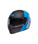 CASCO BELL QUALIFIER ASCENT NEGRO MATE/AZUL CLARO/BLANCO