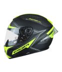 CASCO MT RAPIDE PRO MASTER GRIS MATE/AMARILLO NEÓN