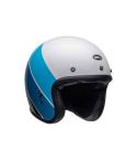 CASCO BELL CUSTON 500 RIF BLANCO/AZUL/NEGRO