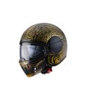 CASCO CABERG GHOST MAORI NEGRO MATE/DORADO