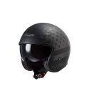 CASCO LS2 599 SPITFIRE BLACK FLAG NEGRO MATE/TITANIO