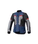 CHAQUETA ALPINESTARS BOGOTA PRO DRYSTAR V3 AZUL/NEGRO/GRIS