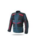 CHAQUETA SEVENTY SD-JT81 INVIERNO TOURING AZUL MARINO/NEGRO/ROJO