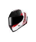 CASCO MT REVENGE 2 CHRONO BLANCO/NEGRO/ROJO BRILLANTE