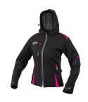 CHAQUETA AP MUJER CASUAL CON PROTECCIÓN NEGRO/FUCSIA