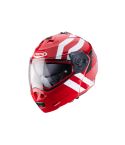 CASCO CABERG DUKE II SUPERLEGEND ROJO/BLANCO