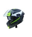 CASCO CABERG DRIFT CARBON EVO MATE ANTRACITA/AMARILLO NEON