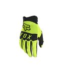 GUANTES FOX DIRTPAW JOVEN AMARILLO NEÓN/NEGRO