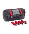 MALETA DRY BAG FP C15 IMPERMEABLE 15 LITROS NEGRO/ROJO/GRIS