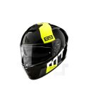 CASCO MT BLADE 2 89 SV NEGRO / AMARILLO NEON