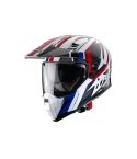 CASCO CABERG XTRACE SAVANA BLANCO/AZUL/ROJO