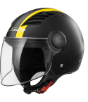 CASCO LS2 562 AIRFLOW METROPOLIS NEGRO MATE/AMARILLO