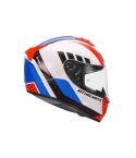 CASCO MT BLADE 2 SV BLANCO/ROJO/AZUL