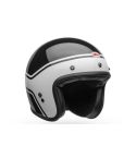 CASCO BELL CUSTOM 500 CULTURE STREAK NEGRO BRILLANTE/BLANCO