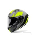 CASCO AIROH VALOR AMARILLO NEON/GRIS/NEGRO MATE