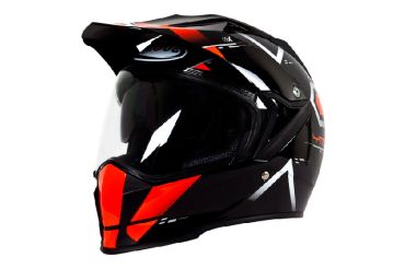 CASCO SUOMY MX TOURER NEGRO/NARANJA