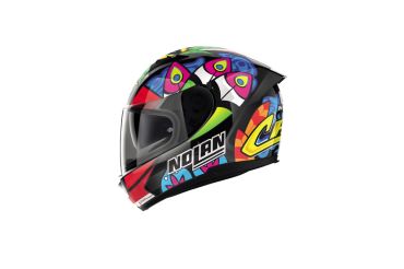 CASCO NOLAN N60-6 GEMINI REPLICA CHAZ DAVIES NEGRO BRILLANTE/FULL COLOR