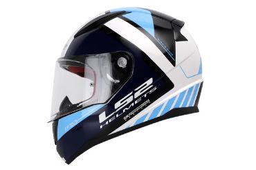 CASCO LS2 353 BLINK BLANCO/AZUL