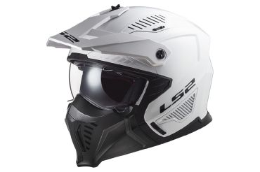 CASCO LS2 606 DRIFTER BLANCO SOLIDO 