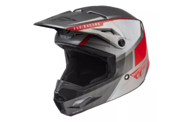 CASCO FLY KINETIC DRIFT CHARCOAL/GRIS/ROJO