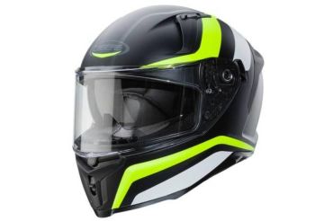 CASCO CABERG AVALON BLAST SV NEGRO MATE/BLANCO/AMARILLO NEÓN