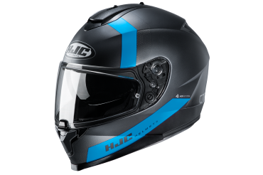 CASCO HJC C70 EURA NEGRO MATE/AZUL