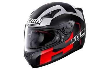 CASCO NOLAN N60-5 GEMINI REPLICA PETRUCCI NEGRO/GRIS TITANIO/ROJO