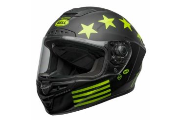 CASCO BELL STAR DLX MIPS FASTHOUSE VICTORY CIRCLE NEGRO/AMARILLO NEÓN