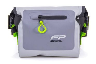 RIÑONERA FP (CANGURO) IMPERMEABLE DRY BAG W10 2.5 LITROS GRIS/VERDE NEÓN