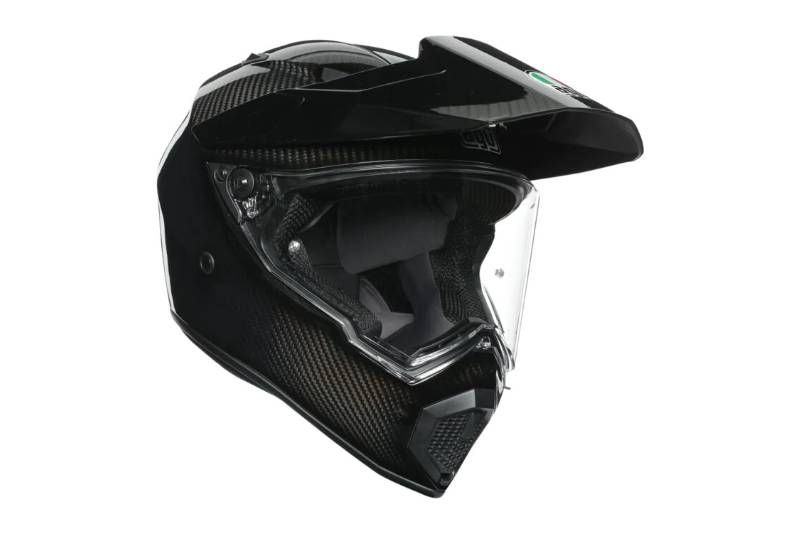 CASCO AGV AX-9 CARBON SOLID NEGRO BRILLANTE