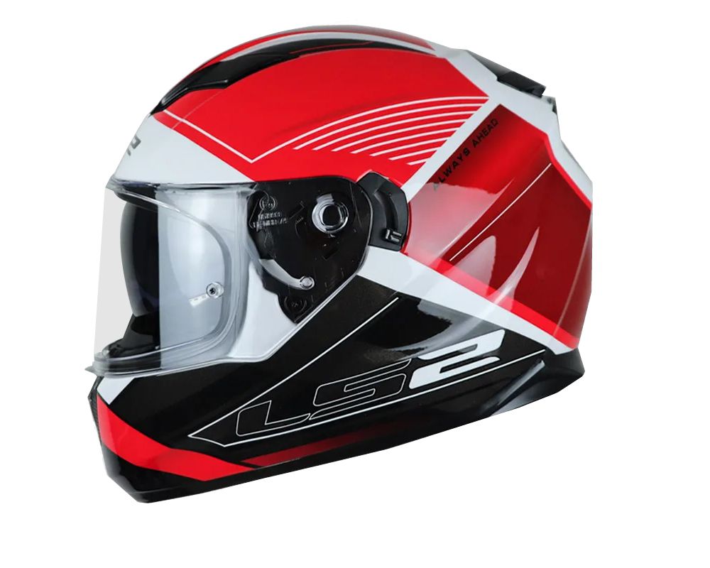 CASCO LS2 320 STREAM CLINCH TITANIO/ROJO