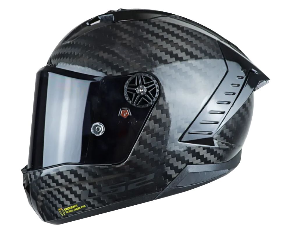 Casco ls2 fibra top de carbono
