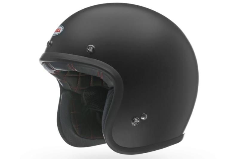 CASCO BELL CUSTOM 500 NEGRO MATE