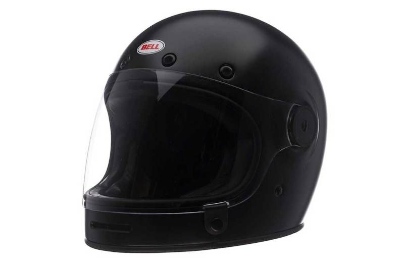 CASCO BELL BULLIT VINTAGE NEGRO MATE