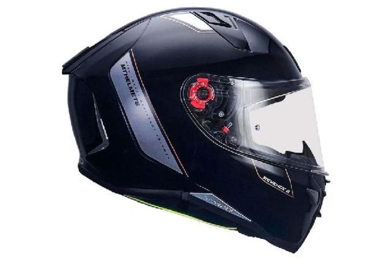 Casco para moto MT Helmets Revenge Solid negro mate talla L (59-60cm)