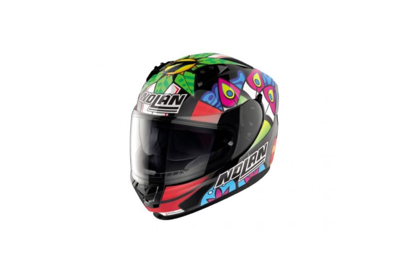 CASCO NOLAN N60 6 GEMINI REPLICA CHAZ DAVIES NEGRO BRILLANTE FULL