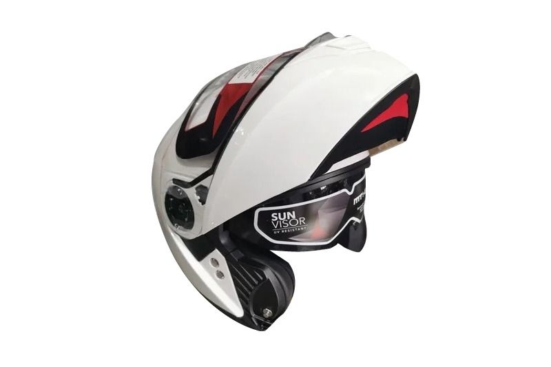 CASCO MT CLEVER MONOCOLOR SV BLANCO BRILLANTE