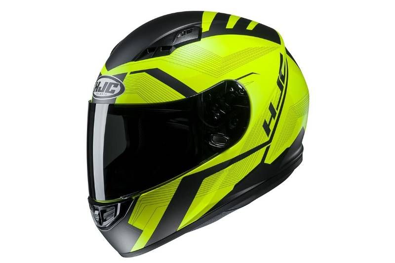 carga Escultura claramente CASCO HJC CS-15 FAREN VERDE NEÓN/NEGRO